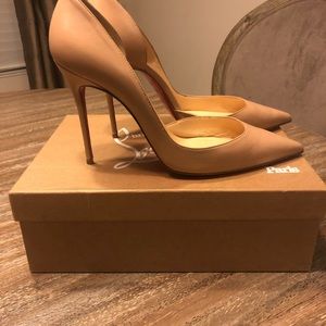 Christian Louboutin Iriza 100 Kid Nude
